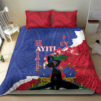 Haiti Le Marron Inconnu Bedding Set Dashiki Mix Polynesian Pattern - Wonder Print Shop