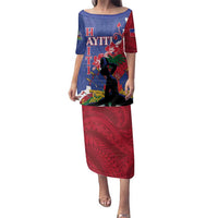 Personalised Haiti Le Marron Inconnu Family Matching Puletasi and Hawaiian Shirt Dashiki Mix Polynesian Pattern - Wonder Print Shop