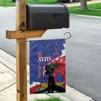 Haiti Le Marron Inconnu Garden Flag Dashiki Mix Polynesian Pattern - Wonder Print Shop