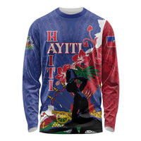 Personalised Haiti Le Marron Inconnu Long Sleeve Shirt Dashiki Mix Polynesian Pattern - Wonder Print Shop