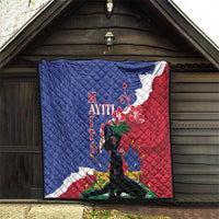 Haiti Le Marron Inconnu Quilt Dashiki Mix Polynesian Pattern - Wonder Print Shop