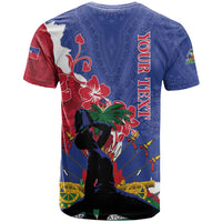 Personalised Haiti Le Marron Inconnu T Shirt Dashiki Mix Polynesian Pattern - Wonder Print Shop