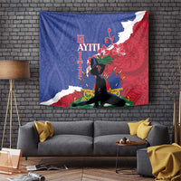 Haiti Le Marron Inconnu Tapestry Dashiki Mix Polynesian Pattern - Wonder Print Shop