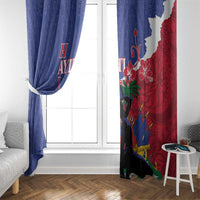 Haiti Le Marron Inconnu Window Curtain Dashiki Mix Polynesian Pattern - Wonder Print Shop