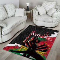 Ayiti Neg Marron Area Rug Dashiki Mix Polynesian Pattern - Wonder Print Shop