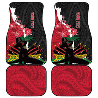 Ayiti Neg Marron Car Mats Dashiki Mix Polynesian Pattern - Wonder Print Shop