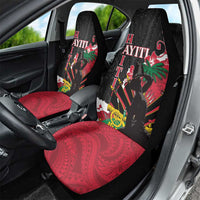 Ayiti Neg Marron Car Seat Cover Dashiki Mix Polynesian Pattern - Wonder Print Shop