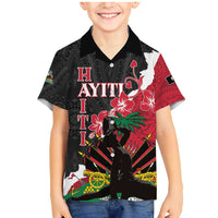 Personalised Ayiti Neg Marron Family Matching Mermaid Dress and Hawaiian Shirt Dashiki Mix Polynesian Pattern - Wonder Print Shop