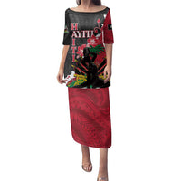 Personalised Ayiti Neg Marron Family Matching Puletasi and Hawaiian Shirt Dashiki Mix Polynesian Pattern - Wonder Print Shop