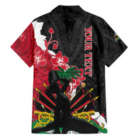 Personalised Ayiti Neg Marron Family Matching Summer Maxi Dress and Hawaiian Shirt Dashiki Mix Polynesian Pattern - Wonder Print Shop