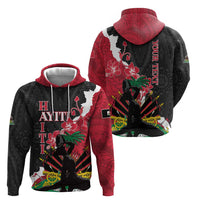 Personalised Ayiti Neg Marron Hoodie Dashiki Mix Polynesian Pattern - Wonder Print Shop