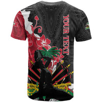 Personalised Ayiti Neg Marron T Shirt Dashiki Mix Polynesian Pattern - Wonder Print Shop