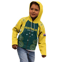 Custom Australia Cricket Kid Hoodie Aussies Champions - Wonder Print Shop