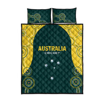 Australia Cricket Quilt Bed Set Aussies Champions - Wonder Print Shop
