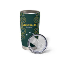 Custom Australia Cricket Tumbler Cup Aussies Champions - Wonder Print Shop