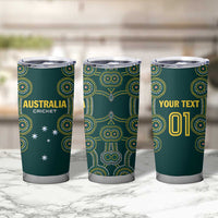 Custom Australia Cricket Tumbler Cup Aussies Champions - Wonder Print Shop