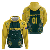 Custom Australia Cricket Zip Hoodie Aussies Champions - Wonder Print Shop