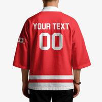 Custom Canada 2026 Hockey Kimono Team Maple Leaf Red Version - Wonder Print Shop