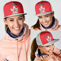 Canada 2026 Hockey Mesh Trucker Cap Team Maple Leaf Red Version - Wonder Print Shop