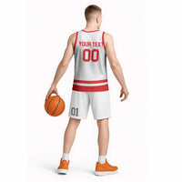 Custom Canada 2026 Hockey Basketball Jersey Team Maple Leaf White Version - Wonder Print Shop