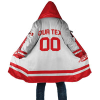 Custom Canada 2026 Hockey Cloak Team Maple Leaf White Version - Wonder Print Shop