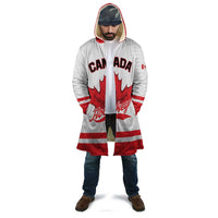 Custom Canada 2026 Hockey Cloak Team Maple Leaf White Version - Wonder Print Shop
