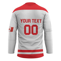Custom Canada 2026 Hockey Hockey Jersey Team Maple Leaf White Version - Wonder Print Shop