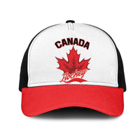 Canada 2026 Hockey Mesh Trucker Cap Team Maple Leaf White Version - Wonder Print Shop