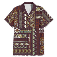 Persian Patchwork Pattern Family Matching Mermaid Dress and Hawaiian Shirt Unique Brown - Wonder Print Shop