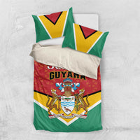 Guyana 55th Republic Anniversary Bedding Set Flag Style
