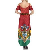 Personalized Guyana 55th Republic Anniversary Family Matching Summer Maxi Dress and Hawaiian Shirt Flag Style