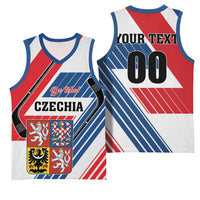 Custom Hockey 2026 Czech Republic Basketball Jersey Team Czechia Go Champions - Wonder Print Shop