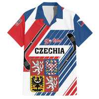 Custom Hockey 2026 Czech Republic Hawaiian Shirt Team Czechia Go Champions - Wonder Print Shop