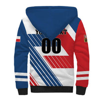 Custom Hockey 2026 Czech Republic Sherpa Hoodie Team Czechia Go Champions - Wonder Print Shop