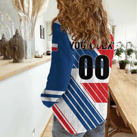 Custom Hockey 2026 Czech Republic Women Casual Shirt Team Czechia Go Champions - Wonder Print Shop