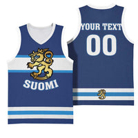 Custom Hockey 2026 Finland Basketball Jersey Finnish Leijonat Champions - Wonder Print Shop