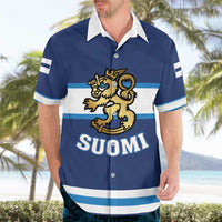 Custom Hockey 2026 Finland Hawaiian Shirt Finnish Leijonat Champions - Wonder Print Shop