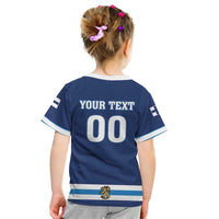 Custom Hockey 2026 Finland Kid T Shirt Finnish Leijonat Champions - Wonder Print Shop