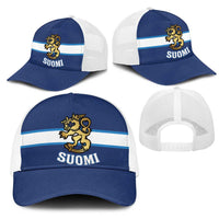 Hockey 2026 Finland Mesh Trucker Cap Finnish Leijonat Champions