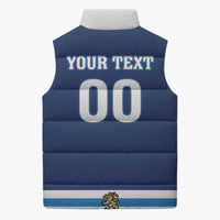 Custom Hockey 2026 Finland Sleeveless Puffer Jacket Finnish Leijonat Champions - Wonder Print Shop