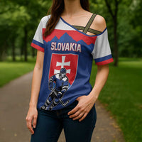 Custom Hockey 2026 Slovakia Cross Shoulder Shirt Nasi Chlapci Go Champions - Wonder Print Shop