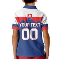Custom Hockey 2026 Slovakia Kid Polo Shirt Nasi Chlapci Go Champions - Wonder Print Shop