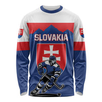 Custom Hockey 2026 Slovakia Long Sleeve Shirt Nasi Chlapci Go Champions - Wonder Print Shop
