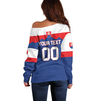 Custom Hockey 2026 Slovakia Off Shoulder Sweater Nasi Chlapci Go Champions - Wonder Print Shop