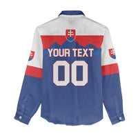 Custom Hockey 2026 Slovakia Women Casual Shirt Nasi Chlapci Go Champions - Wonder Print Shop