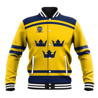 Custom Hockey 2026 Sweden Baseball Jacket Tre Kronor Go Champions - Wonder Print Shop