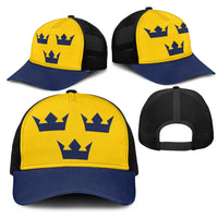 Hockey 2026 Sweden Mesh Trucker Cap Tre Kronor Go Champions