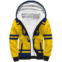 Custom Hockey 2026 Sweden Sherpa Hoodie Tre Kronor Go Champions - Wonder Print Shop