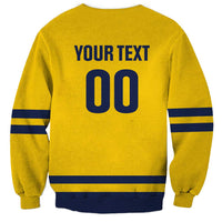Custom Hockey 2026 Sweden Sweatshirt Tre Kronor Go Champions - Wonder Print Shop
