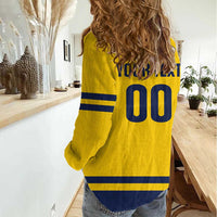 Custom Hockey 2026 Sweden Women Casual Shirt Tre Kronor Go Champions - Wonder Print Shop